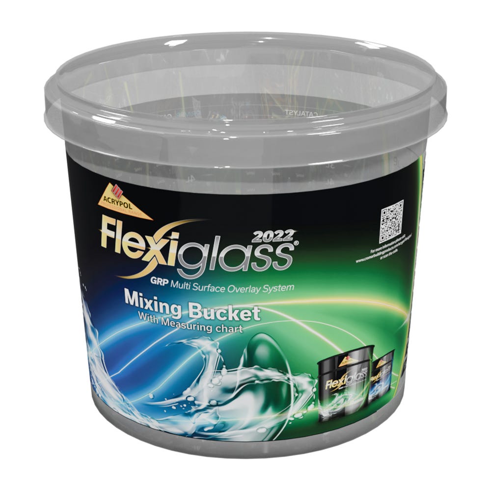Acrypol Flexiglass 10L Mixing Bucket