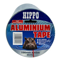 Product image for Hippo Aluminium Foil Tape 45m x 100mm Silver