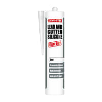 Product image for Evo-Stik Lead and Gutter Silicone Sealant 280ml Grey