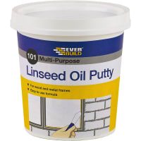 Product image for Everbuild 101 Multi-Purpose Linseed Oil Putty 1kg Natural