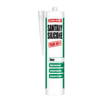 Product image for Evo-Stik Sanitary Silicone Sealant 290ml Clear