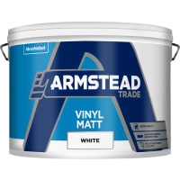 Product image for Armstead Trade Vinyl Matt White 10L