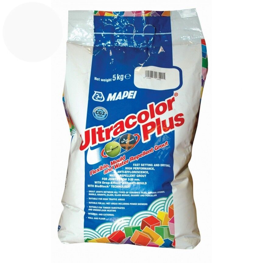 Product image for Mapei Ultracolor Plus Grout 103 Moon White 5kg