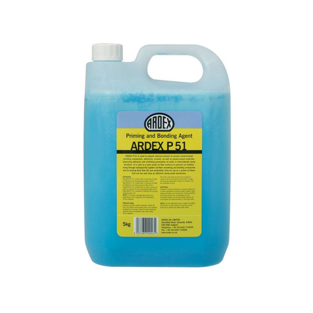 Product image for Ardex P51 Concentrated Water Based Primer & Bonding Agent 5kg