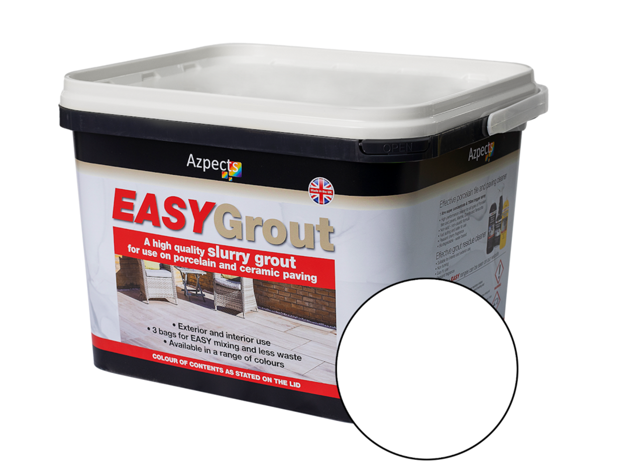 Product image for Azpects EasyGrout High Quality Slurry Grout Blanco 15kg