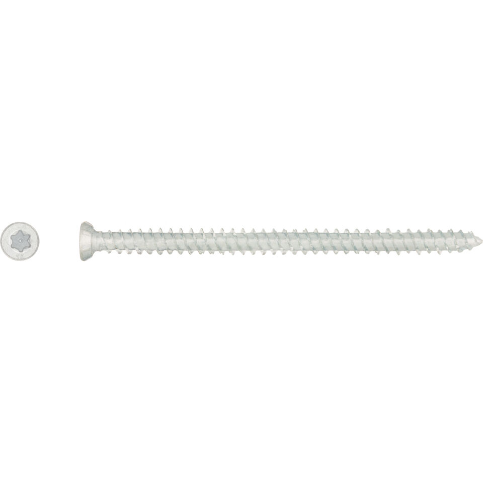 Product image for Rawlplug WHO Frame Fixing Screws Countersunk ZP 7.5x52mm 30pk