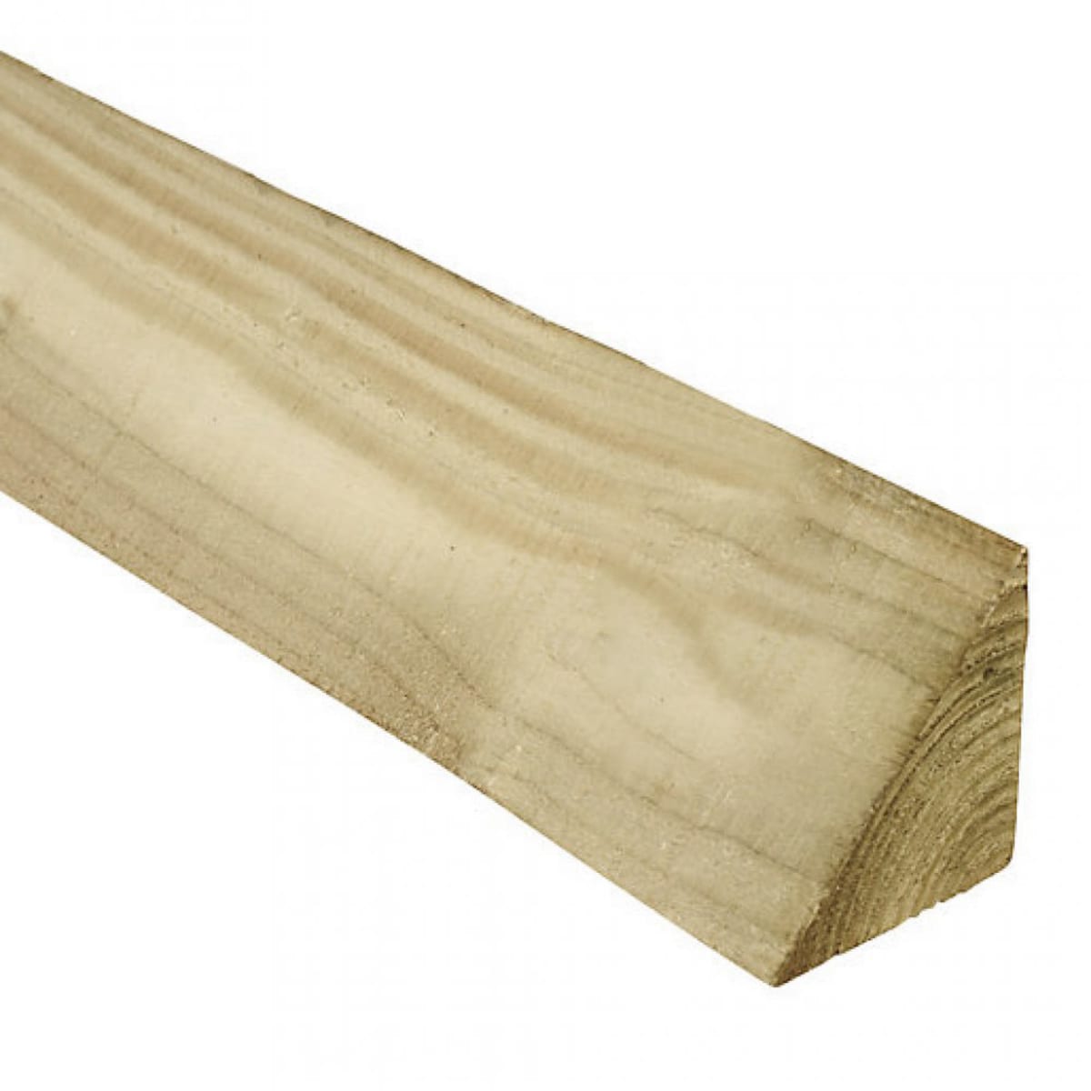 Image of Treated Arris Rail Green 75 X 75 X 3600mm