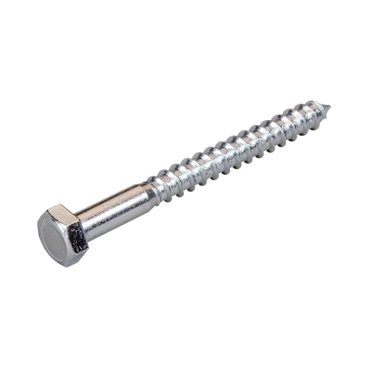 Image of Rawlplug Hexagon Head Coach Screw 80 X 8mm Zinc Plated Pack Of 5