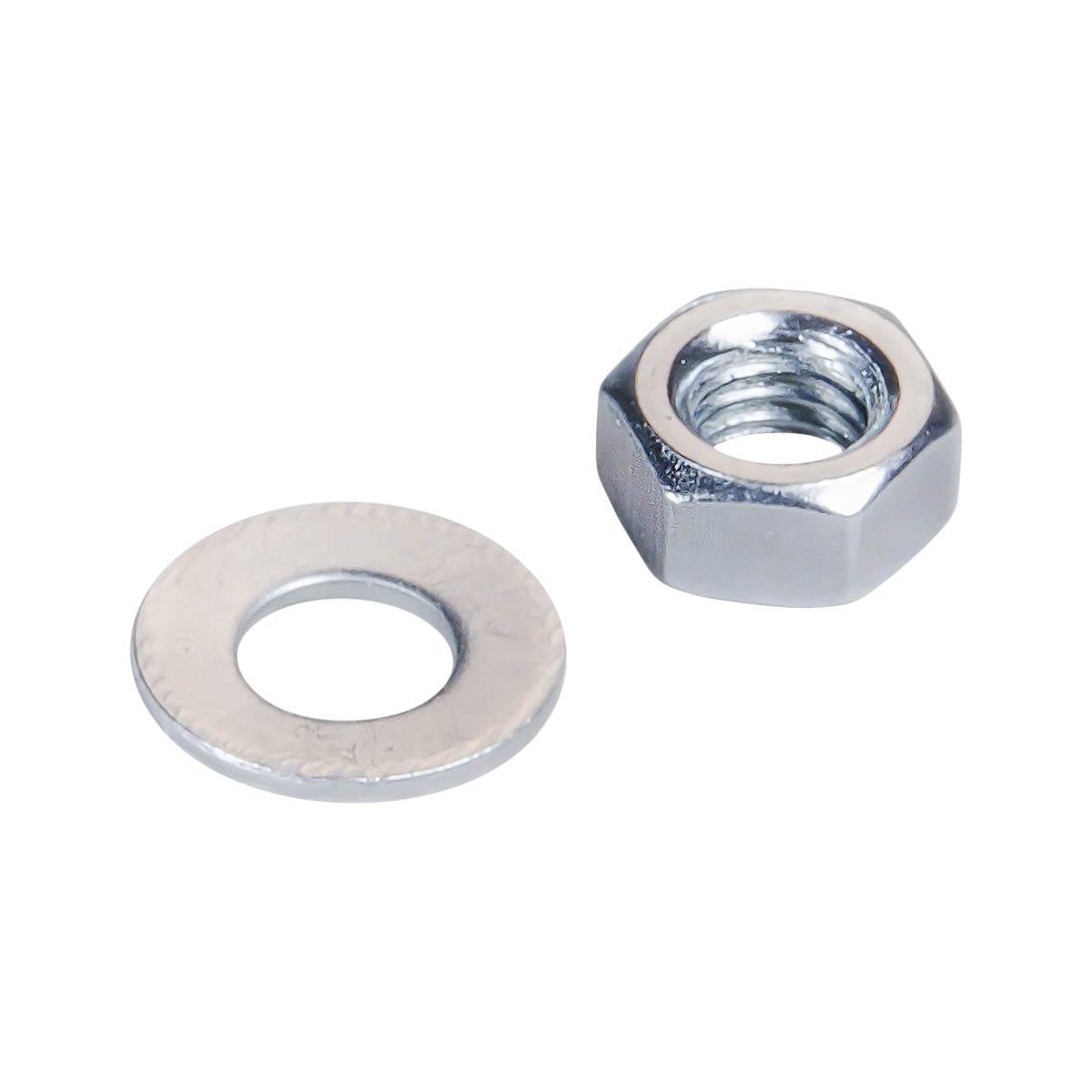 Product image for Rawlplug Hexagonal Nut And Washer M16 Zinc Plated Pack Of 4