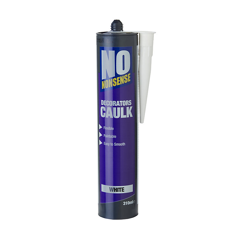 Product image for No Nonsense White Decorators caulk 310ml