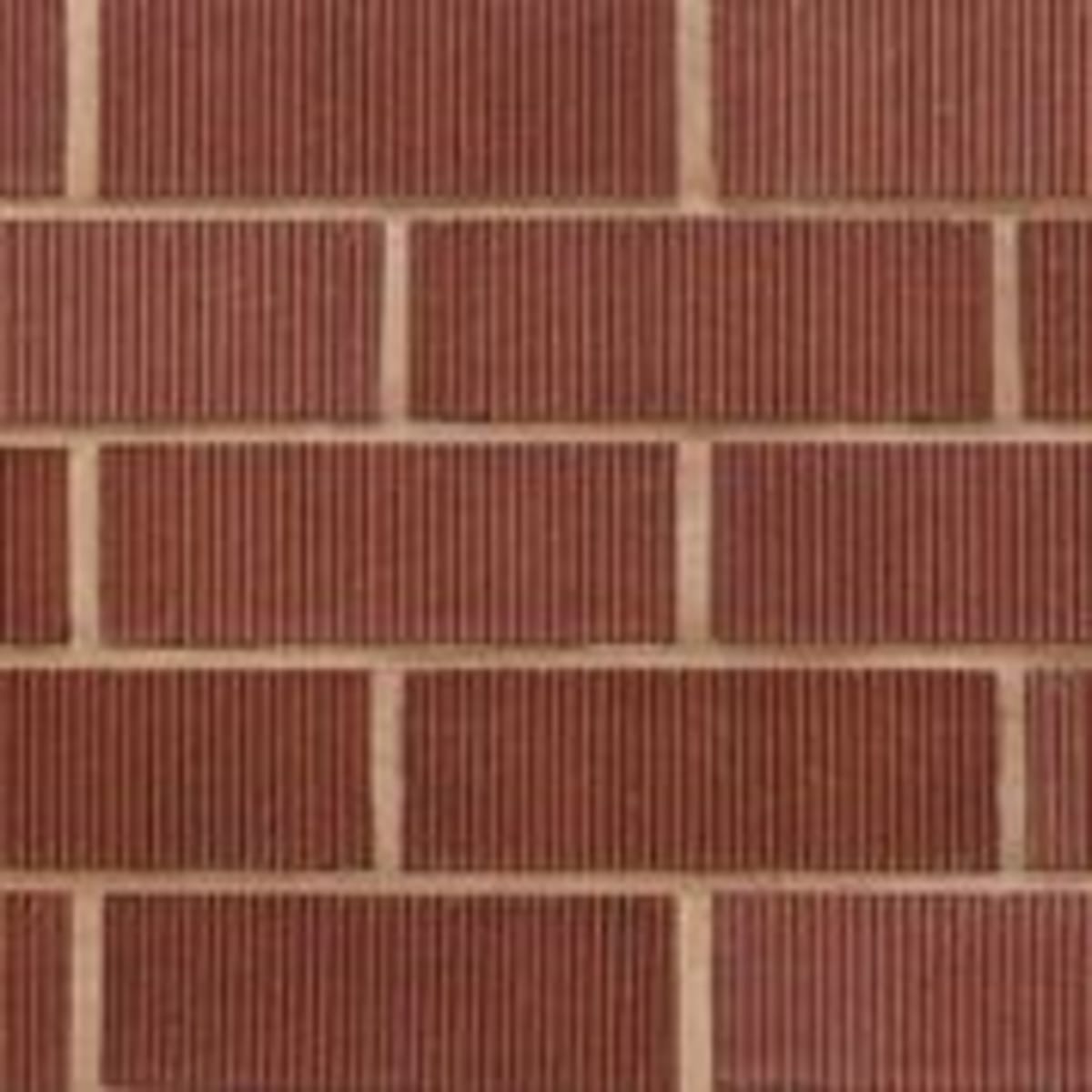 Product image for Carlton Ribbed Brick 73mm Red