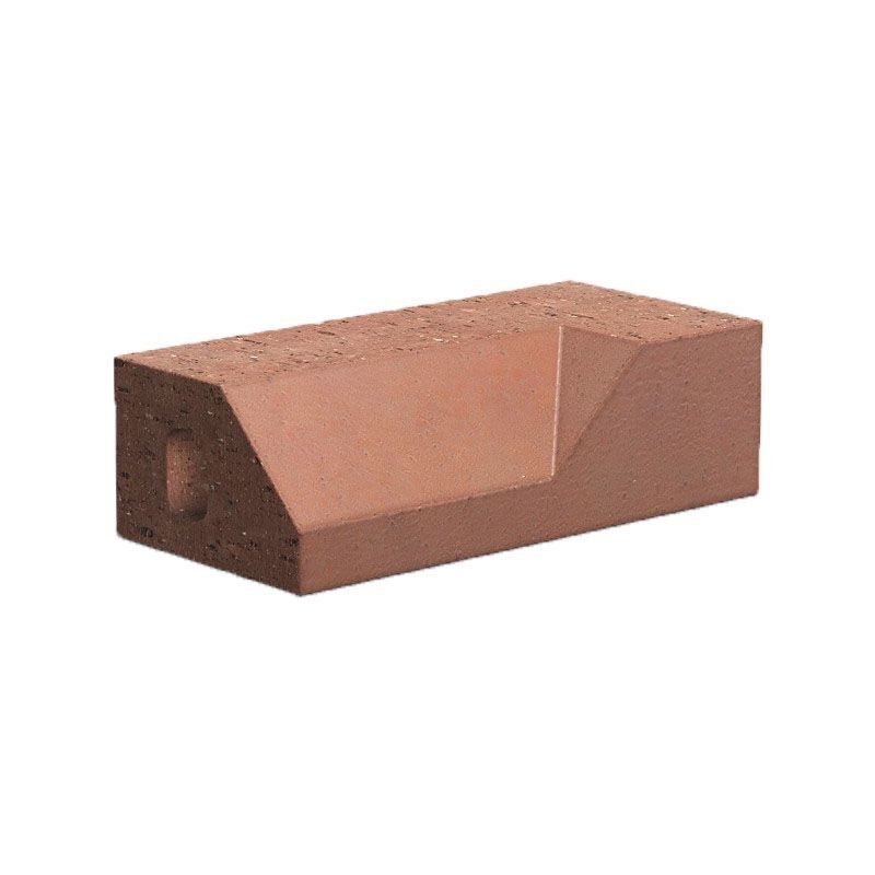 Product image for Wienerberger PL.4.2L Plinth Internal Return Left Hand Brick 23mm Warnham Red