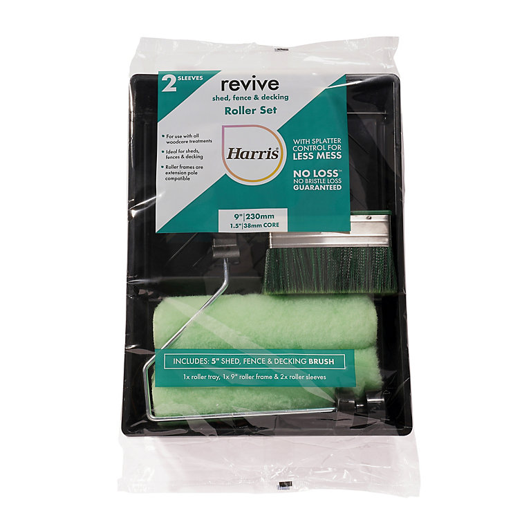 Image of Harris Revive Polyester Long pile Decorating set, 5 pieces
