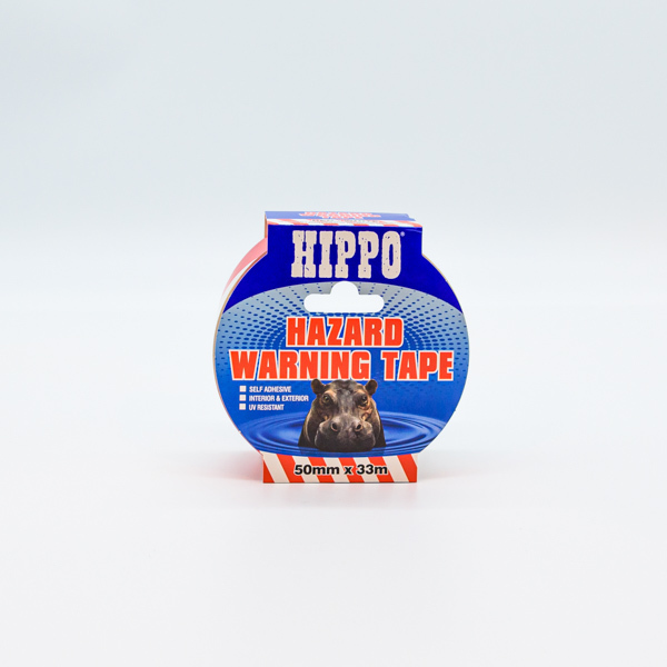 Image of Tembe Hippo 50mm Hazard Tape Red/white
