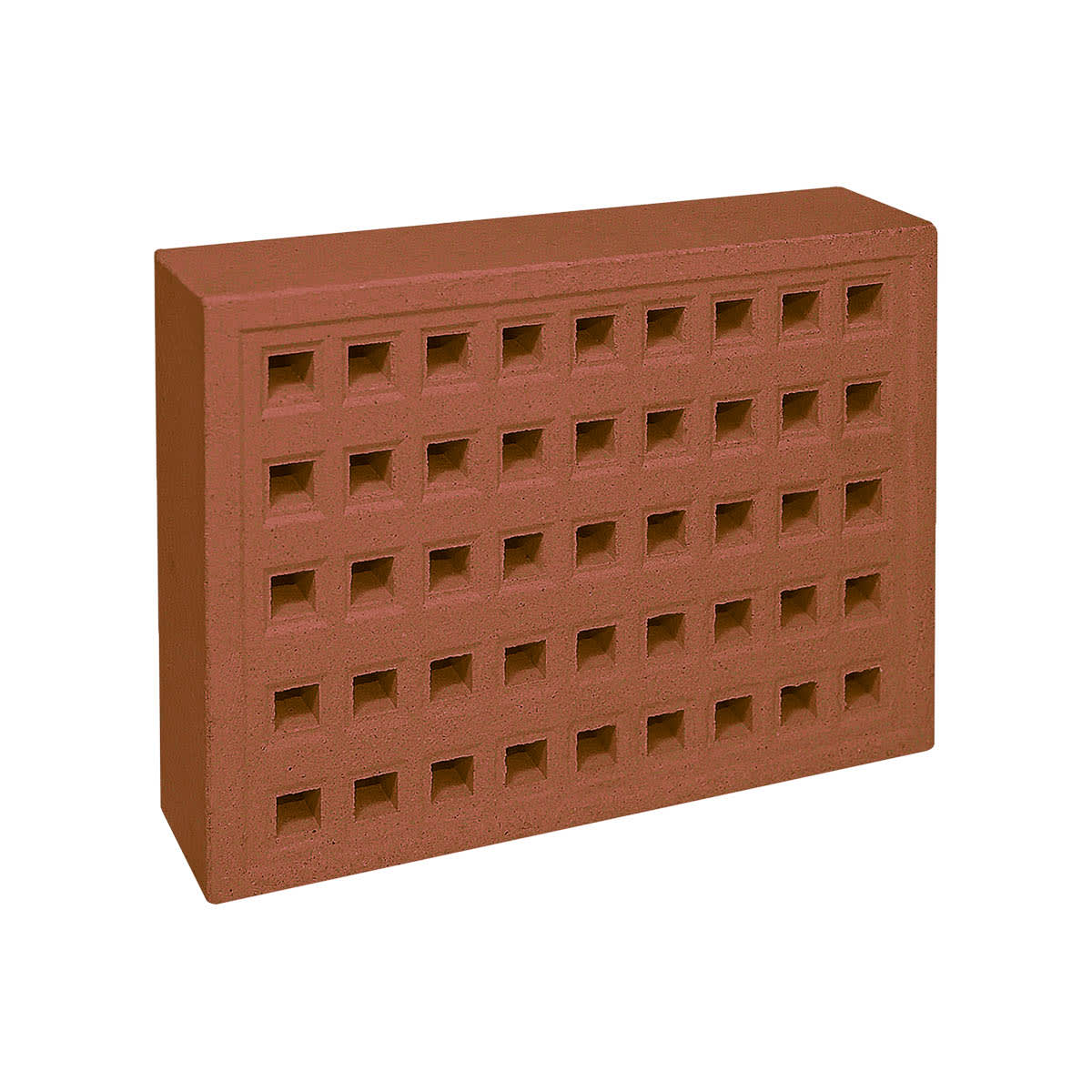Product image for Forterra Red Bank Square Hole Airbrick 215 X 140mm Red 351