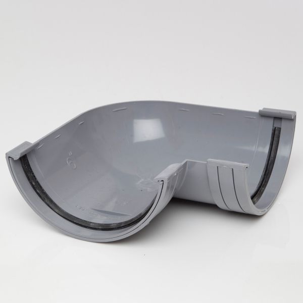 Product image for Half Round Gutter Angle 90 Grey 150mm