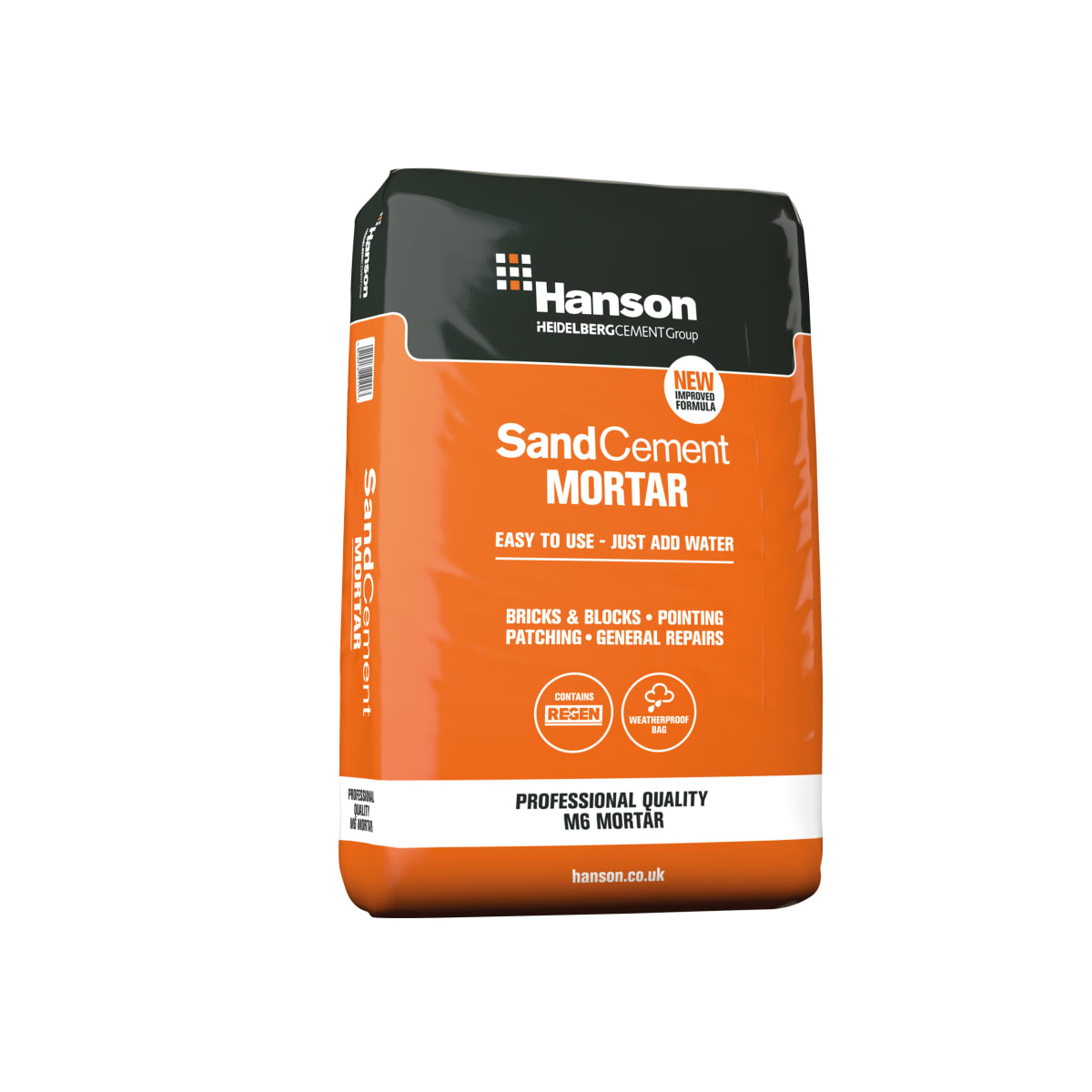 Product image for Hanson Sand Cement Mortar Approx. 20kg Plastic Handy Bag