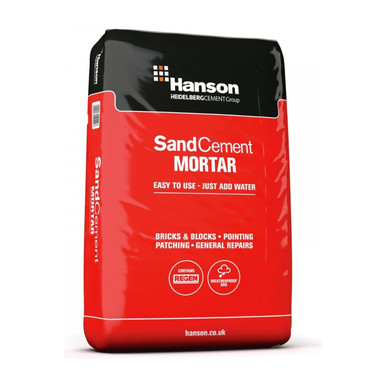 Product image for Hanson Sand Cement Mortar Approx. 20kg Plastic Handy Bag