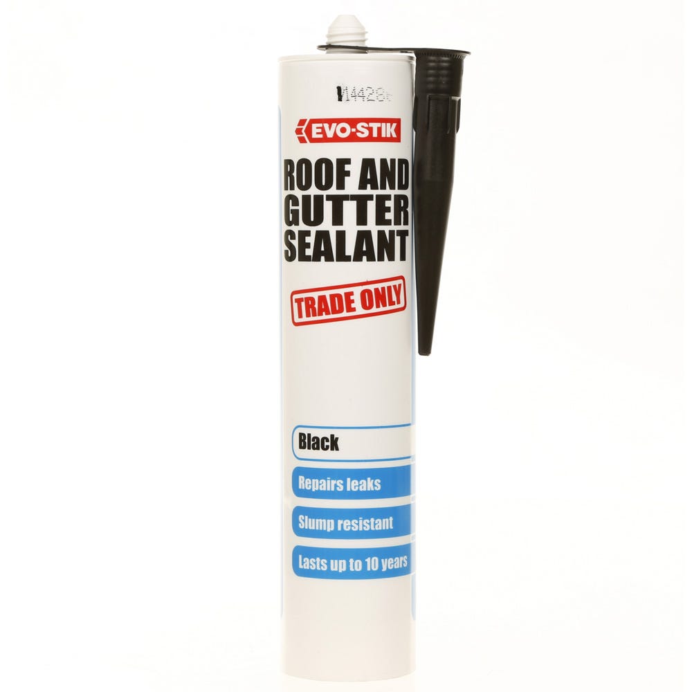 Product image for Evo-stik Roof & Gutter Sealant Black 290ml