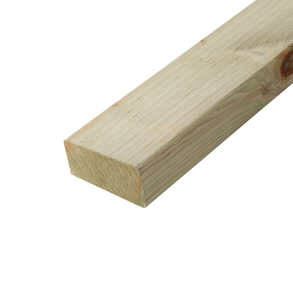 Image of 47mm x 100mm Structural Graded C24 Treated Carcassing Timber 5400mm (4'' x 2'')