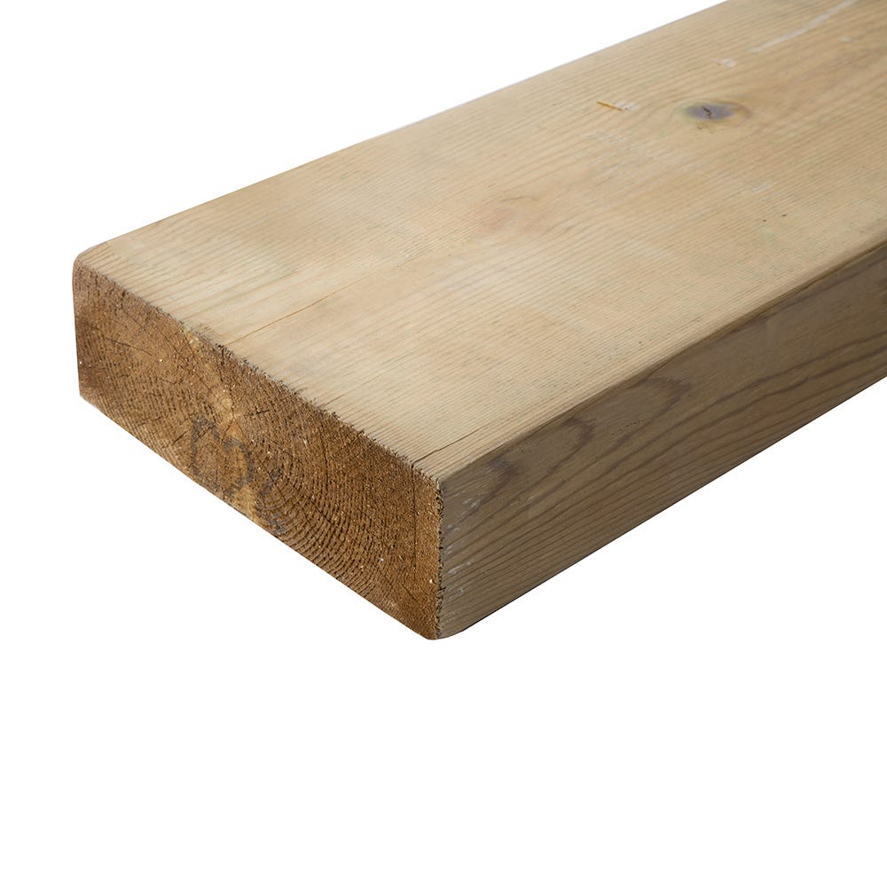 Product image for 75mm x 225mm Structural Graded C24 Treated Carcassing Timber 4800mm (9'' x 3'')