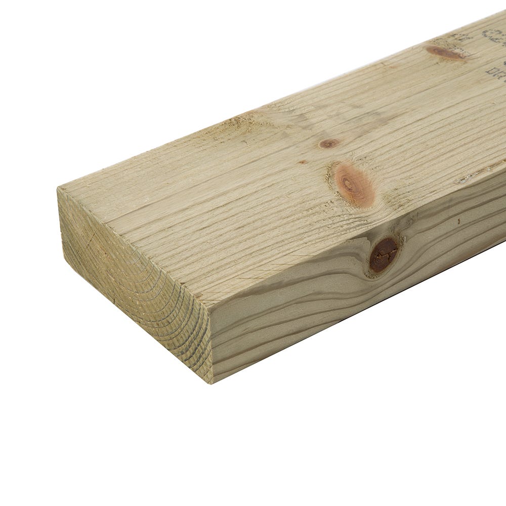 Product image for 47mm x 125mm Structural Graded C24 Treated Carcassing Timber 5400mm (5'' x 2'')