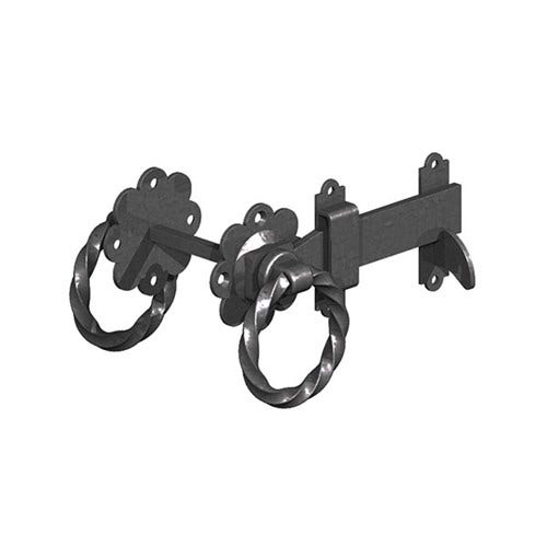 Product image for Ring Gate Catch 150mm Black