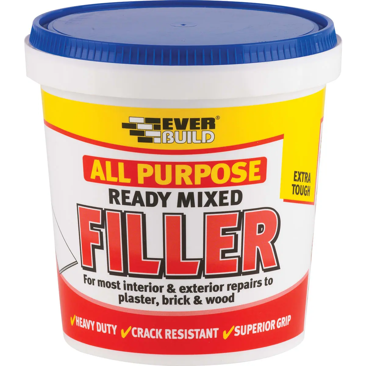 Product image for Everbuild All Purpose Ready Mixed Filler Decor 1kg White