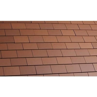 Product image for Marley Acme Single Camber Clay Plain Roof Tile - Red Smooth (Band of 12)