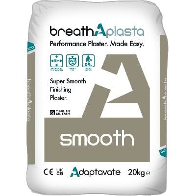 Product image for Breathaplasta Smooth Finishing Plaster x 20Kg