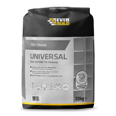 Image of Everbuild 700 TileSet Universal Tile Adhesive x 20Kg (White)