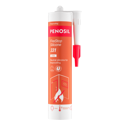 Product image for Penosil FireStop Silicone 331 - White x 300ml (Box of 24)