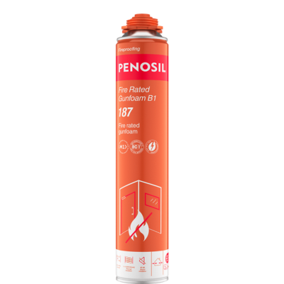 Product image for Penosil Fire Rated GunFoam B1 187 - Red x 750ml