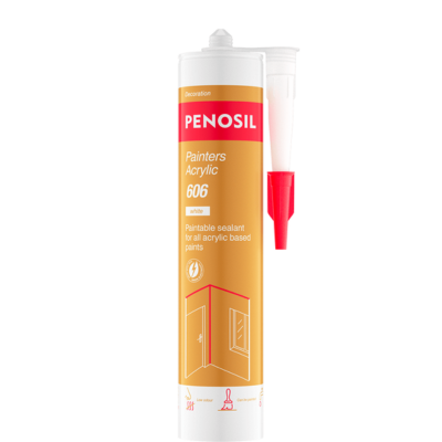 Image of Penosil Painters Acrylic Caulk 606 x 300ml - White (Box of 24)