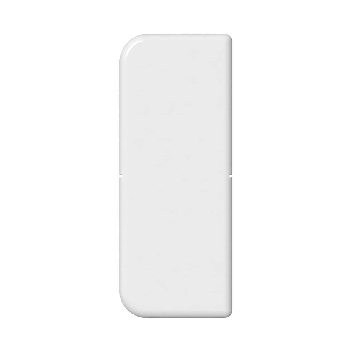 Product image for Freefoam Fascia Square Leg End Cap 100mm L White Pack Of 10