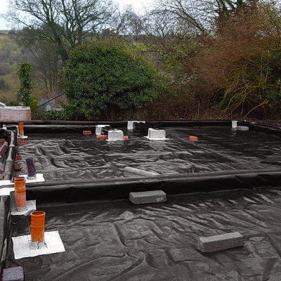 Product image for Powerbase Radon Barrier Membrane 400mu - 4m x 20m (80m2)