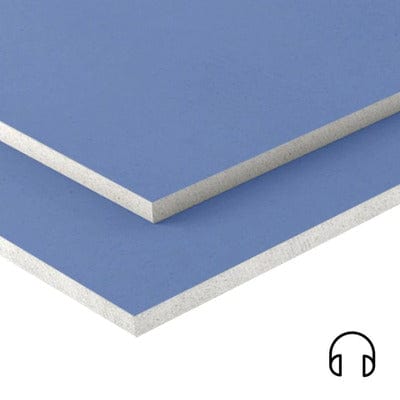 Product image for Sound Acoustic Plasterboard Tapered Edge (2.4m x 1.2m) - All Sizes