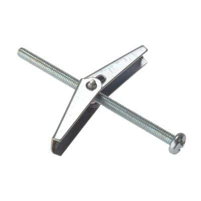 Product image for Forgefix Plasterboard Spring Toggles - Zinc Plated (Pack of 100) - All Sizes