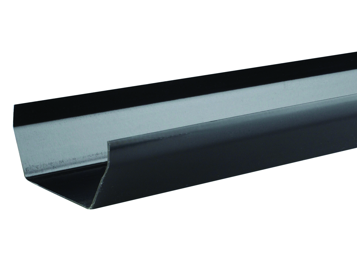 Product image for Osma Squareline Gutter 4m 100mm Black