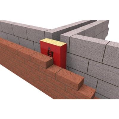 Image of Party Wall Cavity Stop Socks Red - All Sizes
