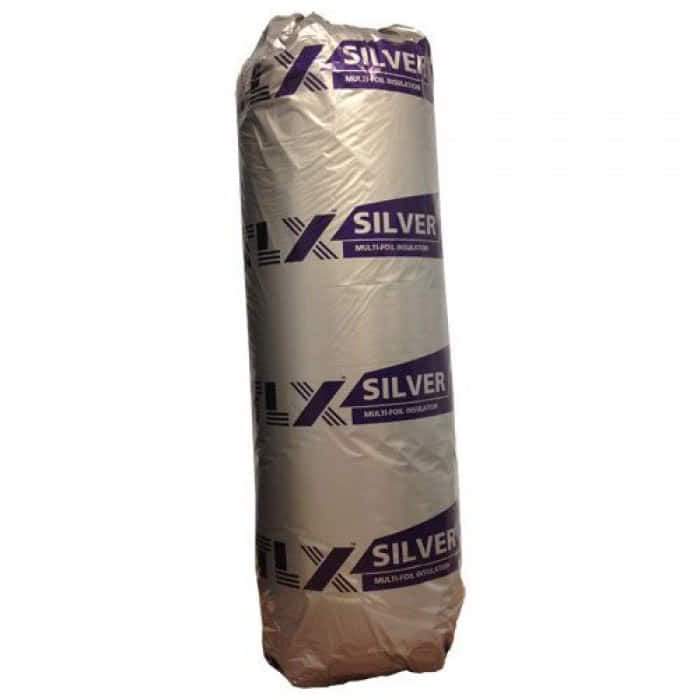 Product image for Thinsulex TLX Silver Multifoil 1.2m x 10m (12m2 roll)