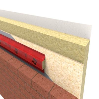 Image of Timber to Timber Cavity Barrier Yellow 150mm x 1200mm - All Sizes