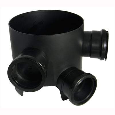 Product image for 300mm Diameter - Inspection Chamber Base 3 Fixed Inlets