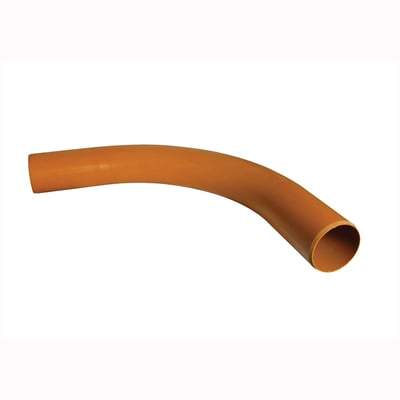 Product image for 110mm 87.5 Degree Long Radius Bend Plain Ended