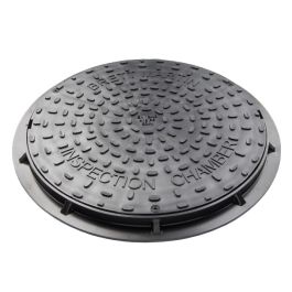 Product image for Brett Martin Underground 450mm Secured Round Plastic Cover - 50Kn
