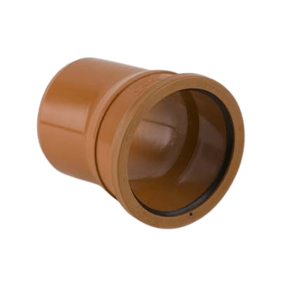 Product image for Brett Martin Underground 11.25 Degree Single Socket Bend x 110mm