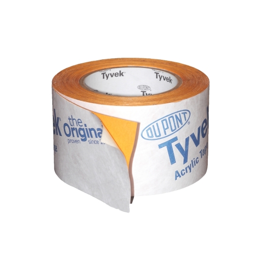 Product image for Tyvek Single-sided Acrylic Tape 75mm (25m/roll)