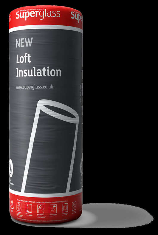 Product image for 170mm Superglass Multi-roll 44 Loft Insulation (6.96m2/roll)