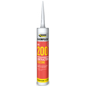 Product image for Everbuild 200 Contractors Silicone Brown 295ml