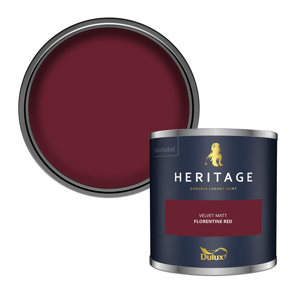 Image of Dulux Heritage Tester Florentine Red 125ml